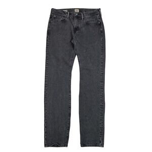 J.Crew 484 Slim Fit Jeans Mens 30x32 Charcoal Black 100% Cotton Tapered Leg